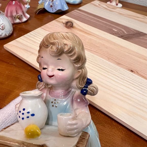 Vintage Josef Originals "HAPPINESS IS Series Lemun Aid Lemonade Girl Figurine - Picture 5 of 9